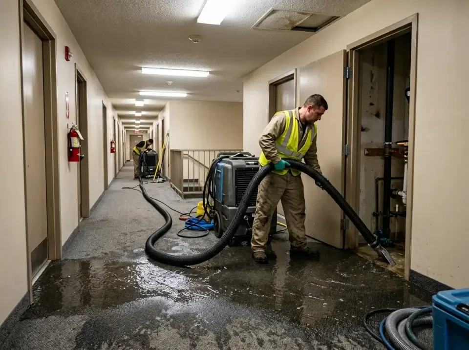 multi-unit-apartment-hallway-f-005 — frequently asked questions, Emergency Burst Pipe Water Extraction & Removal in Emerson,…